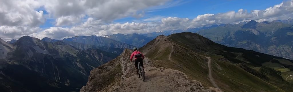 Linnea Riding in the French & Italian Alps